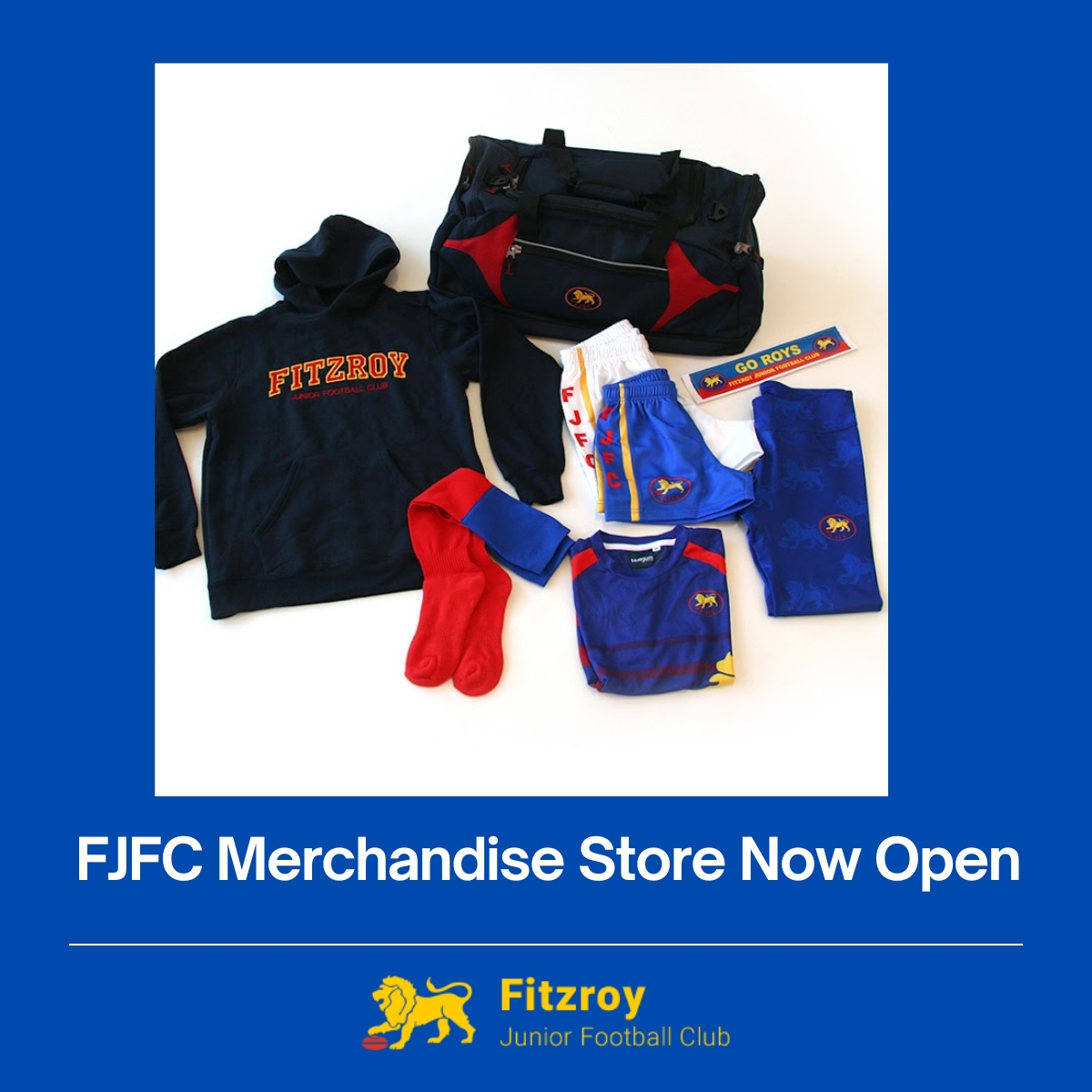 FJFC Merchandise Store Open