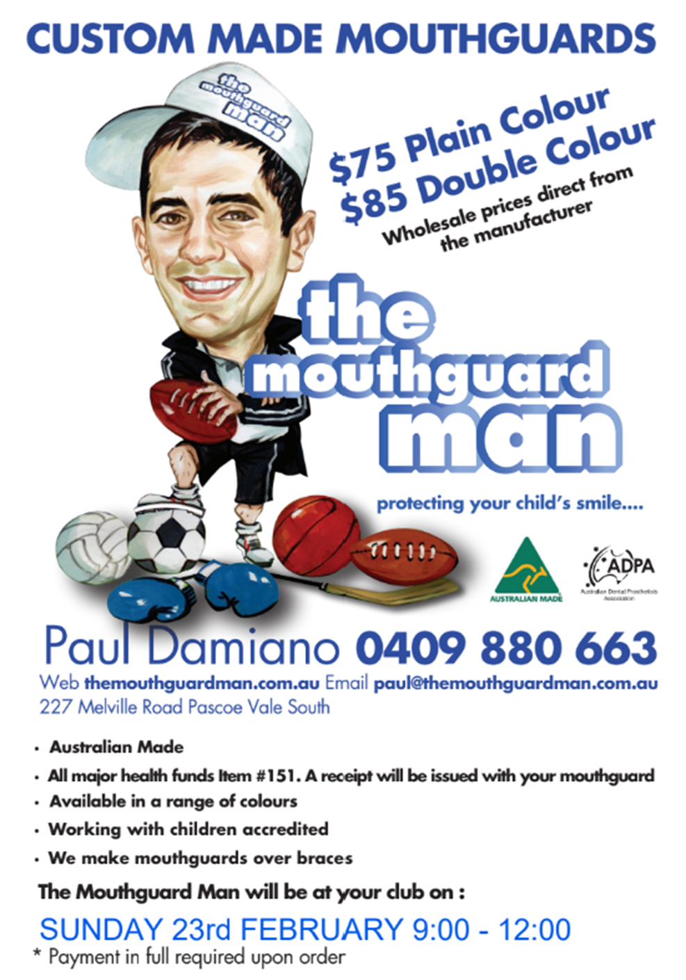 FJFC Mouthguard Man