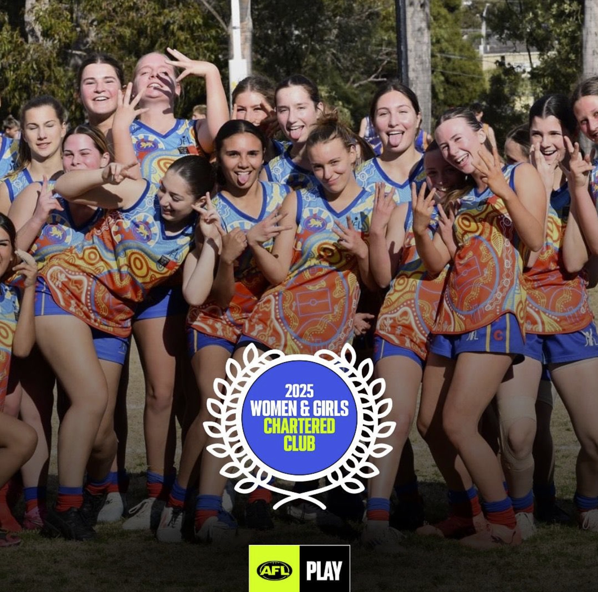 FJFC Season All Club Girls and Women's Round Girls Chartered Club