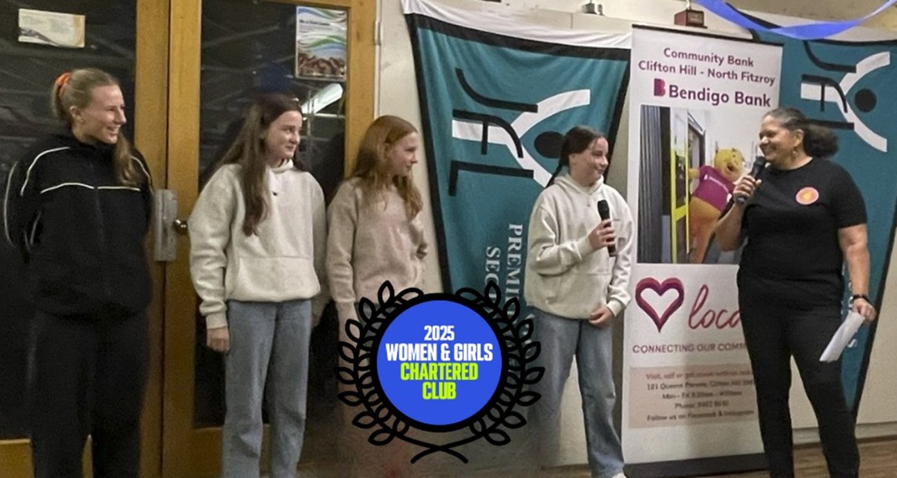 FJFC Season All Club Girls and Women's Round Club Current Players