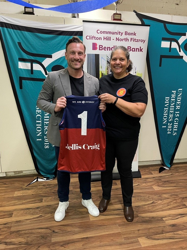 FJFC Season All Club Girls and Women's Round Jellis Craig Sponsor