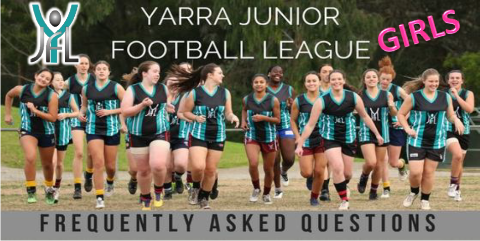 Girls Footy YJFL FAQ's